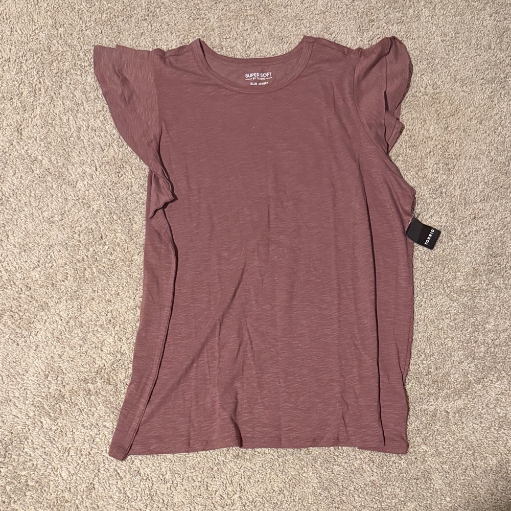 Torrid Mauve Short Sleeve Tee